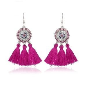 Boho tassel earrings